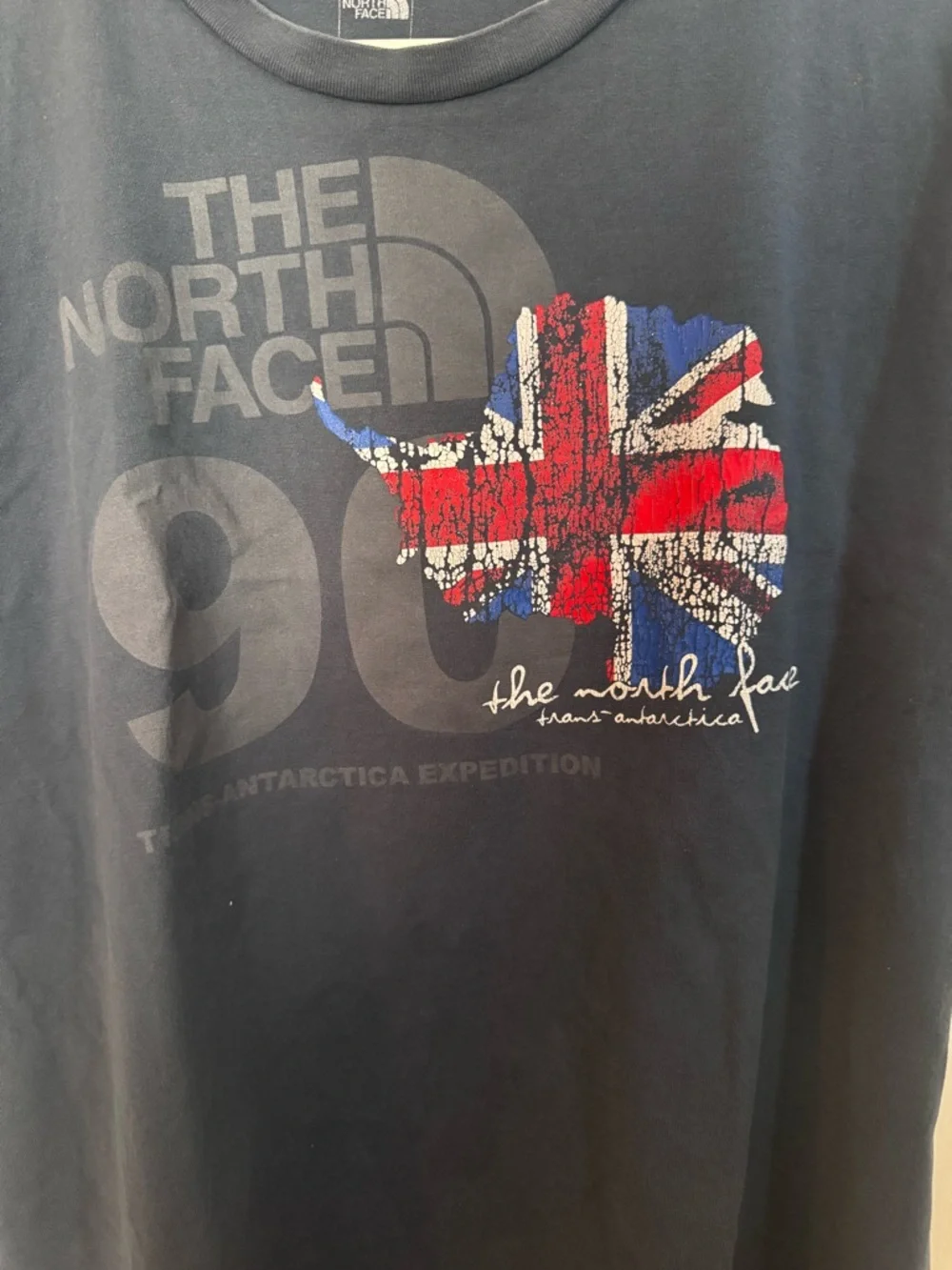 The North Face 1990 trans-Antarctica expedition t shirt